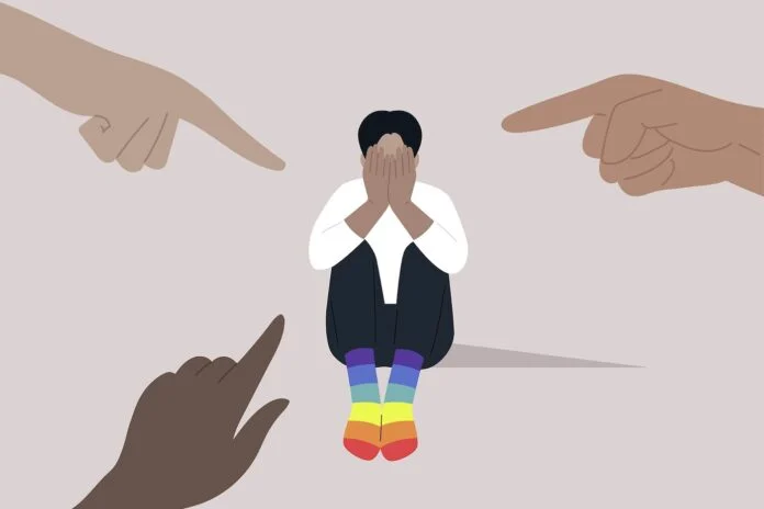 illustration d'une personne point&eacute;e du doigt