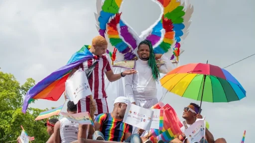 marche des fiertés dans la ville de Saint-Domingue
